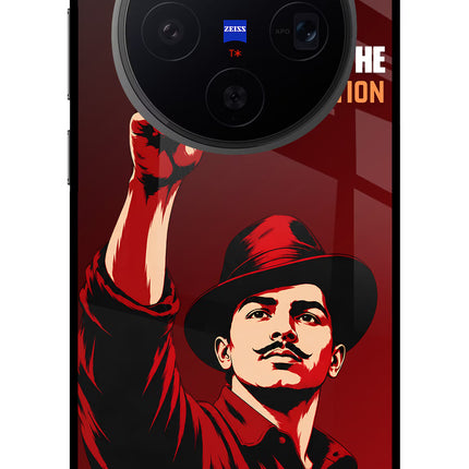 Bhagat Singh Revolution Vivo X300 Metal Case Back Cover by Casekaro