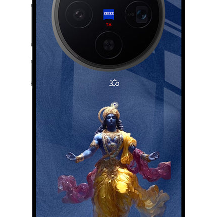 Cosmic Krishna Vivo X300 Metal Case Back Cover by Casekaro