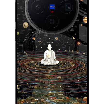 Space Monk Vivo X300 Metal Case Back Cover by Casekaro