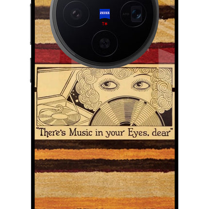 Vinyl Stripes Vivo X300 Metal Case Back Cover by Casekaro