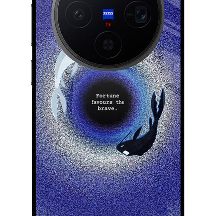 Dark Koi Vivo X300 Metal Case Back Cover by Casekaro