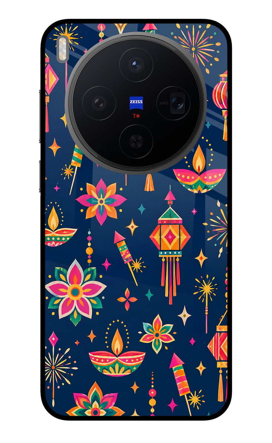 Festive Pop Vivo X300 Back Cover, Metal case