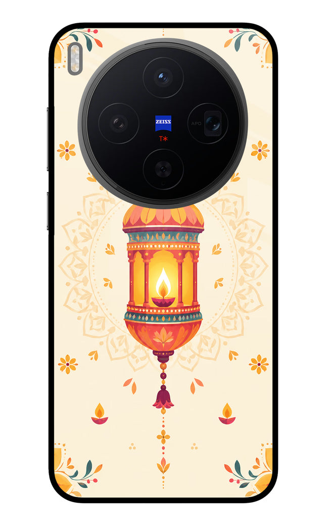Golden Lantern Vivo X300 Metal Case Back Cover by Casekaro