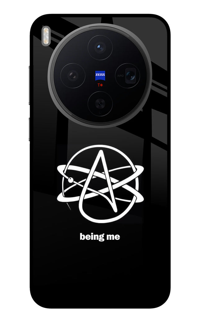 Atheist Symbol Vivo X300 Metal Case Back Cover by Casekaro