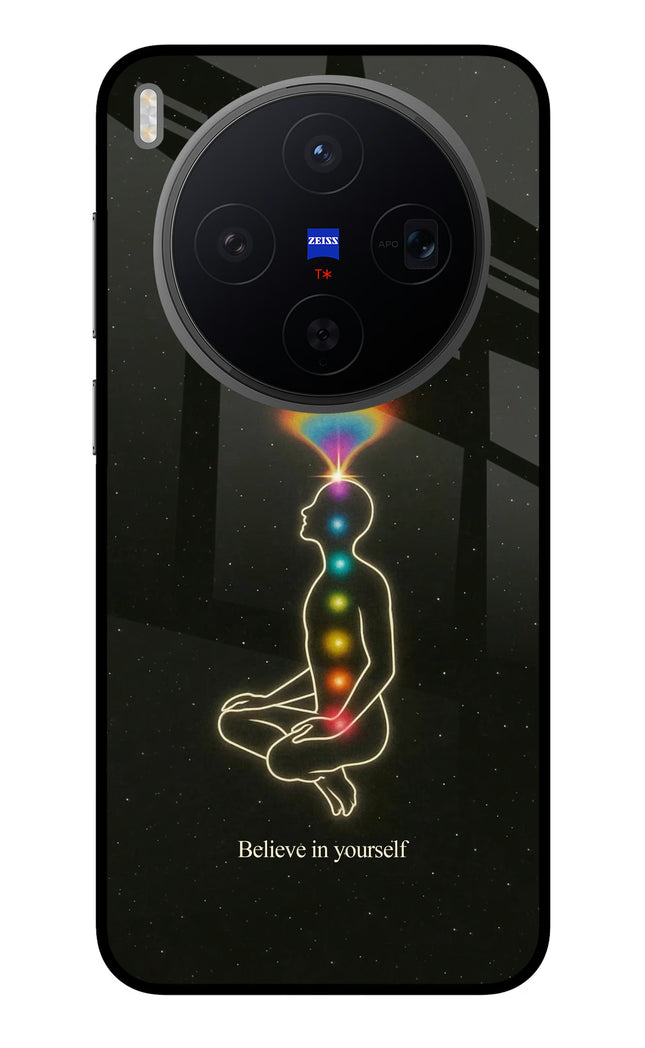 Believe in yourself Vivo X300 Metal Case Back Cover by Casekaro