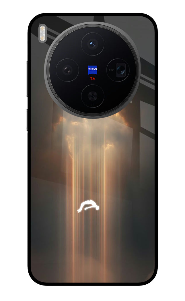 Heavenly Beam Vivo X300 Metal Case Back Cover by Casekaro