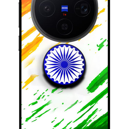 Indian Flag Ashoka Chakra Vivo X300 Pop Case by Casekaro