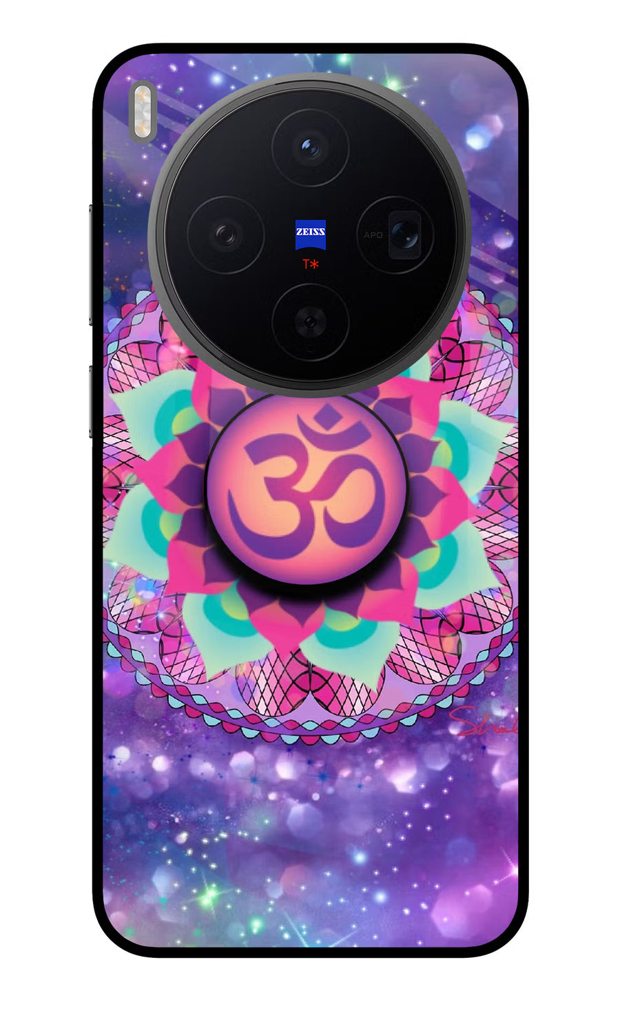 Om Purple Vivo X300 Pop Case, Metal case