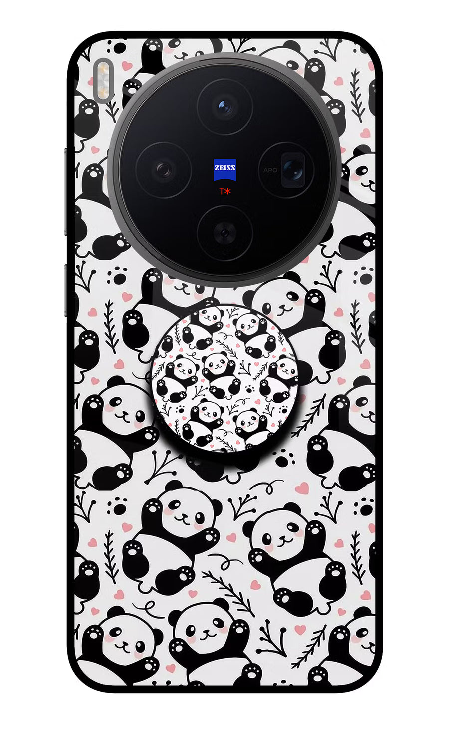Cute Panda Vivo X300 Pop Case, Metal case
