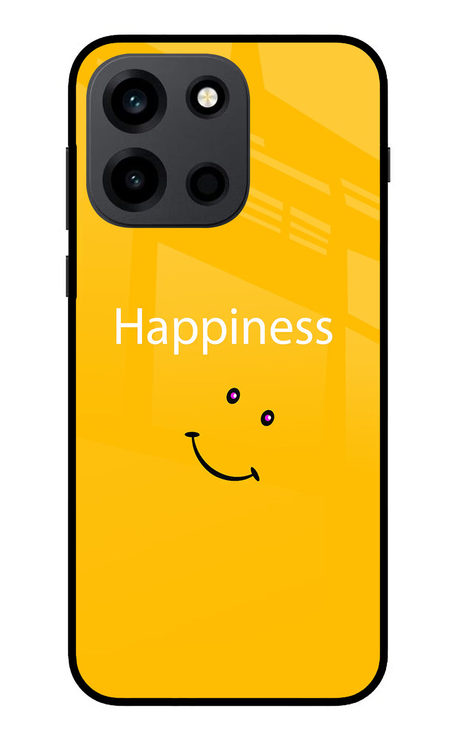 Happiness With Smiley OnePlus Nord 6 Back Cover, Metal case