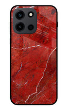 Red Marble Design OnePlus Nord 6 Metal Case Back Cover by Casekaro