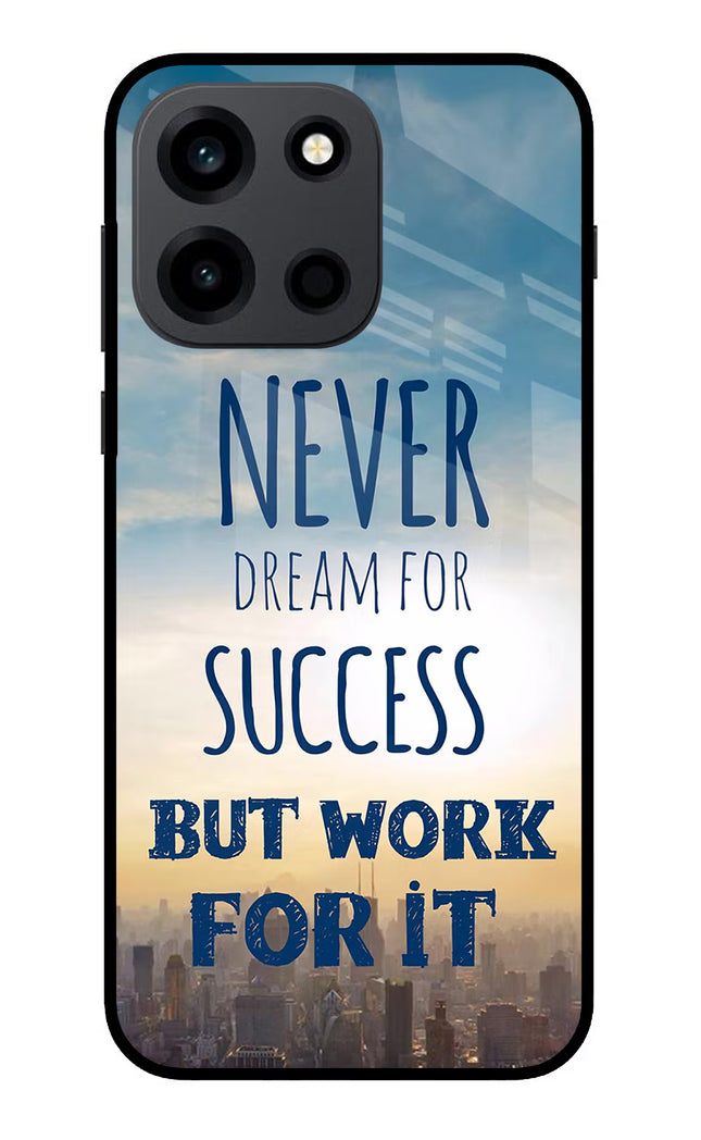 Never Dream For Success But Work For It OnePlus Nord 6 Metal Case Back Cover by Casekaro