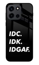 Idc Idk Idgaf OnePlus Nord 6 Metal Case Back Cover by Casekaro