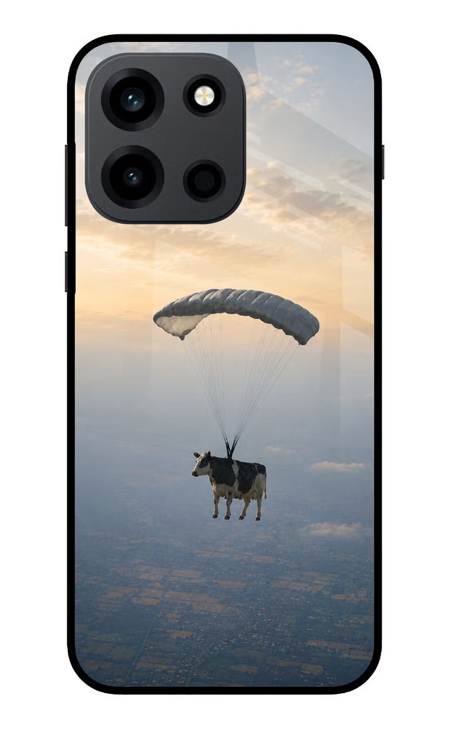 Skydiving Cow OnePlus Nord 6 Metal Case Back Cover by Casekaro