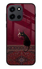 Midnight Cat OnePlus Nord 6 Metal Case Back Cover by Casekaro
