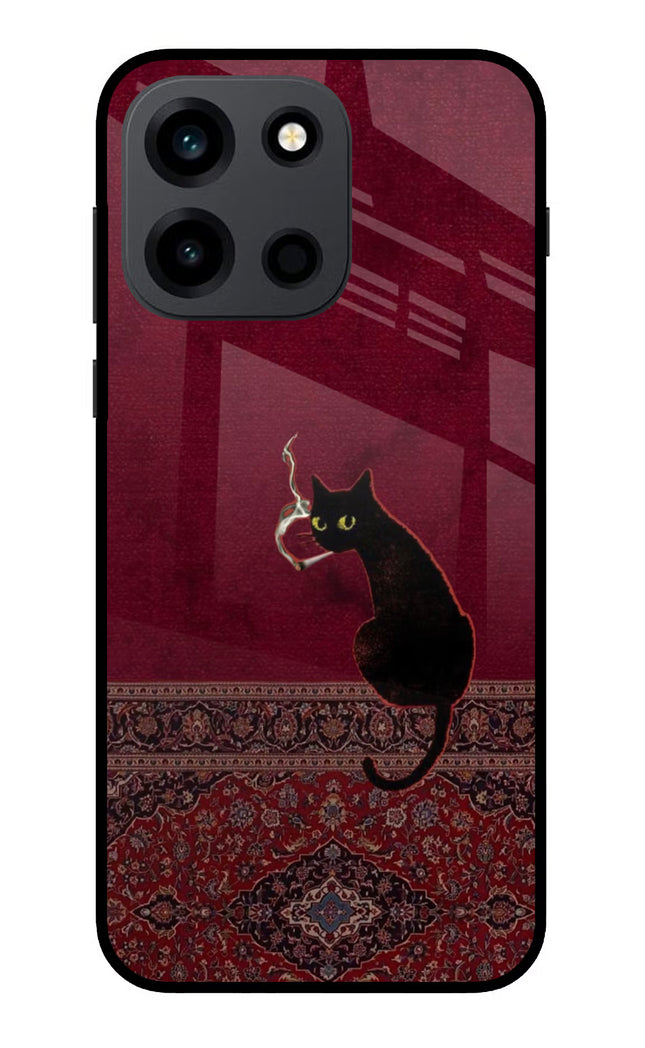 Midnight Cat OnePlus Nord 6 Metal Case Back Cover by Casekaro