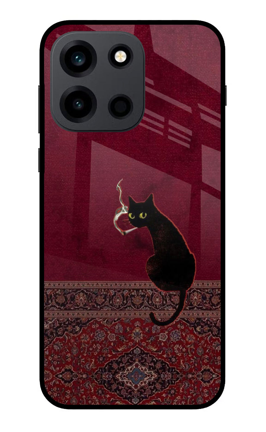 Midnight Cat OnePlus Nord 6 Back Cover, Metal case