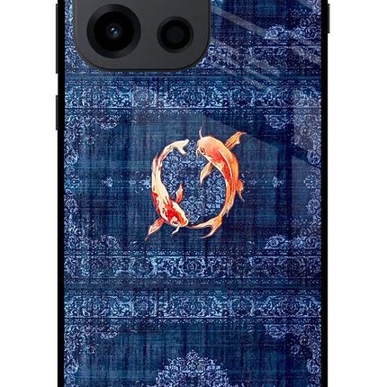 Koi Blue OnePlus Nord 6 Metal Case Back Cover by Casekaro