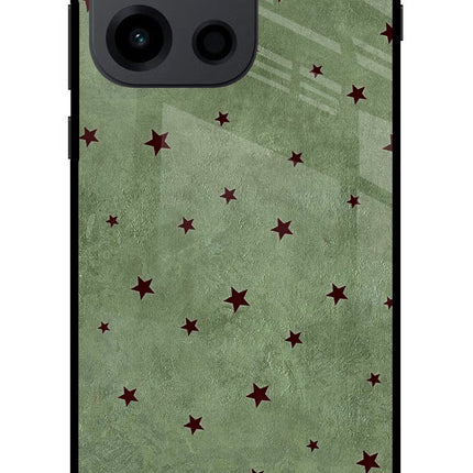 Green Stars OnePlus Nord 6 Metal Case Back Cover by Casekaro