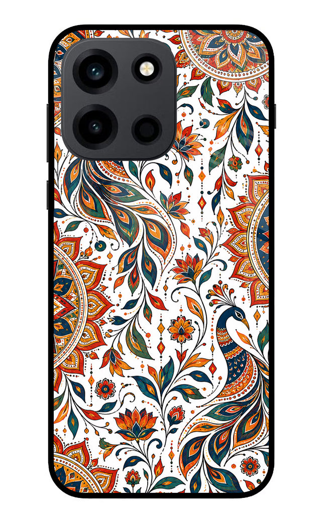 White Mayura OnePlus Nord 6 Metal Case Back Cover by Casekaro