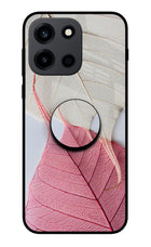 White Pink Leaf OnePlus Nord 6 Pop Case by Casekaro