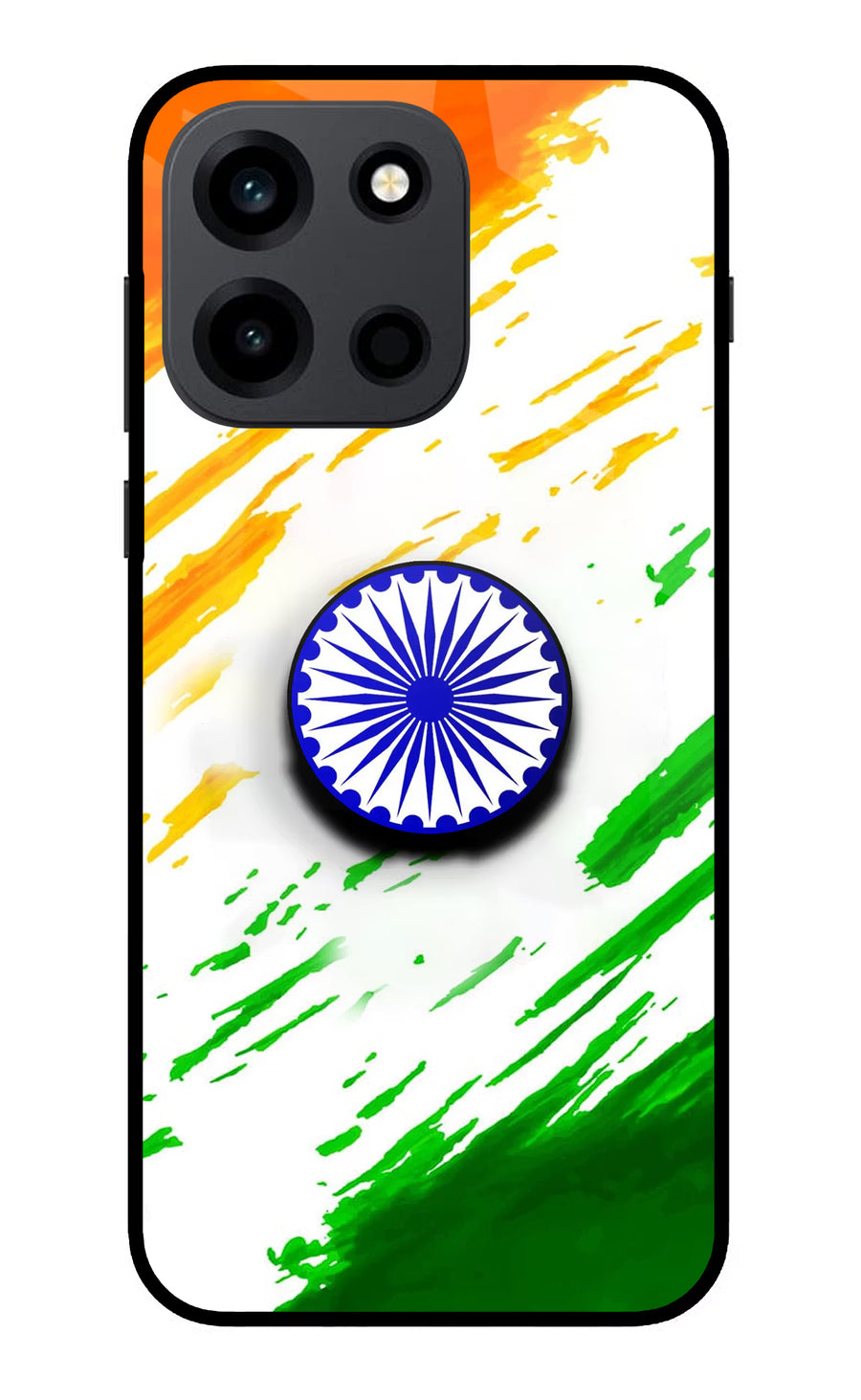 Indian Flag Ashoka Chakra OnePlus Nord 6 Pop Case, Metal case