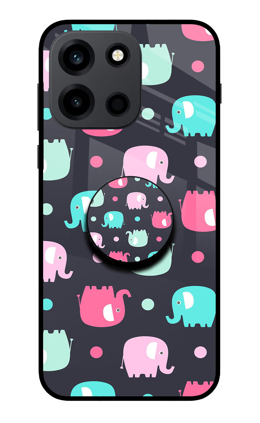 Baby Elephants OnePlus Nord 6 Pop Case, Metal case