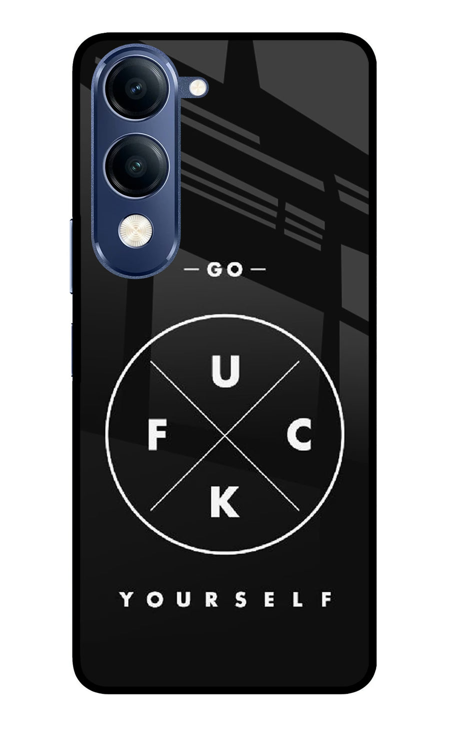 Go Fuck Yourself Vivo T4 Lite 5G Back Cover, Metal case