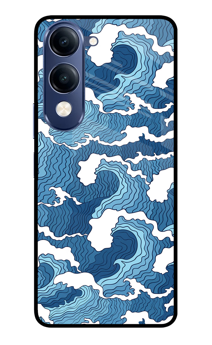 Blue Waves Vivo T4 Lite 5G Back Cover, Metal case