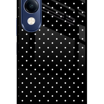 White Dots Vivo T4 Lite 5G Metal Case Back Cover by Casekaro