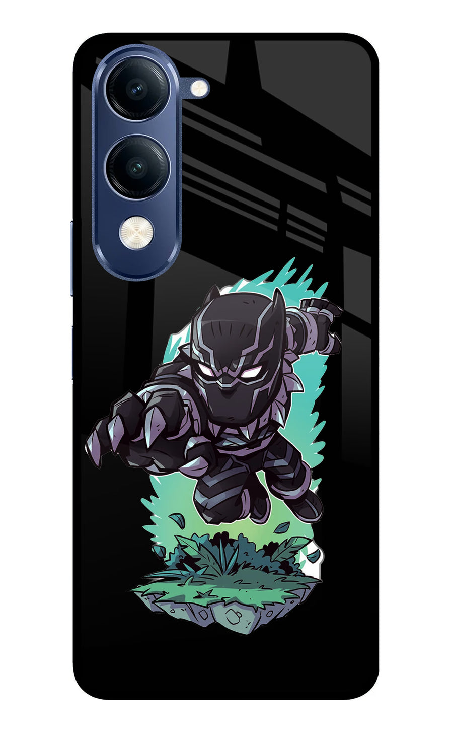 Black Panther Vivo T4 Lite 5G Back Cover, Metal case