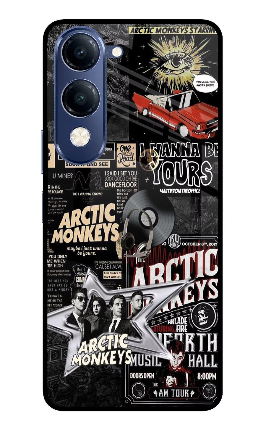 Arctic Monkeys Vivo T4 Lite 5G Back Cover, Metal case