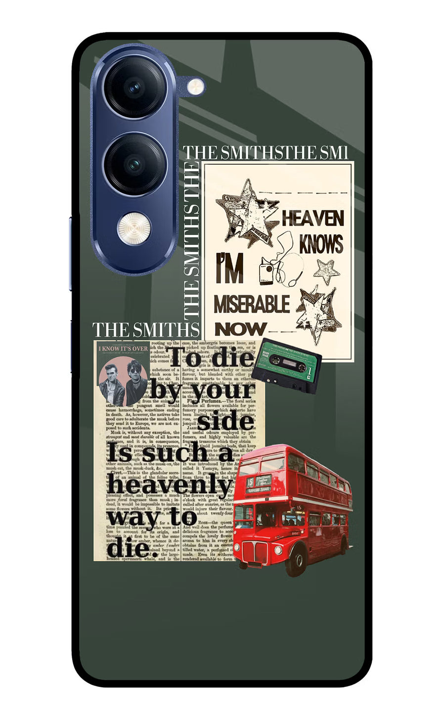 The Smiths Vivo T4 Lite 5G Back Cover, Metal case