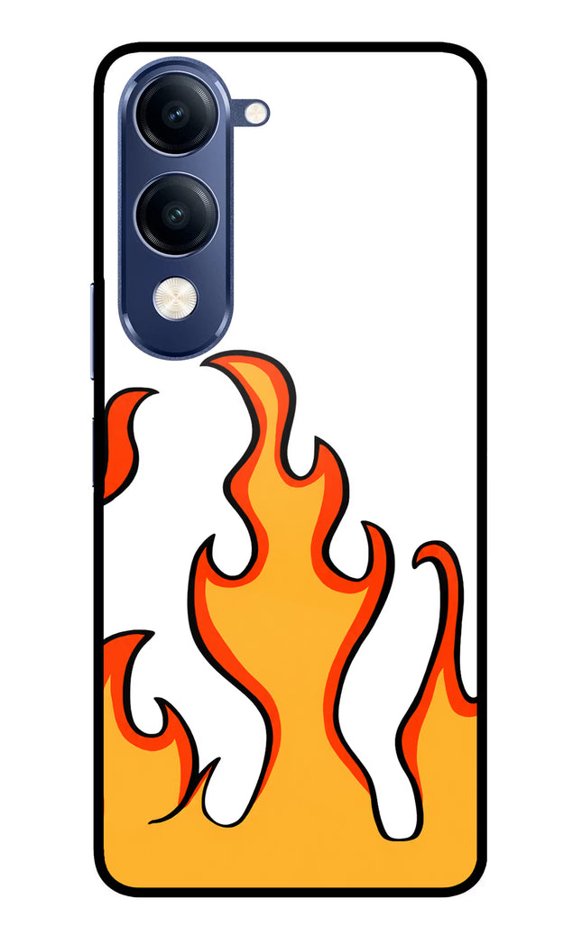 Fired Up – White Vivo T4 Lite 5G Metal Case Back Cover by Casekaro