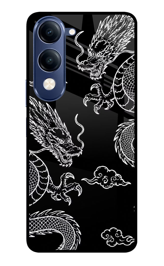 Twin Dragons Vivo T4 Lite 5G Metal Case Back Cover by Casekaro