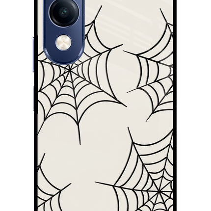 Spider Web Vivo T4 Lite 5G Metal Case Back Cover by Casekaro