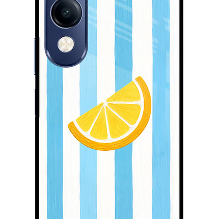 Summer Lemon Vivo T4 Lite 5G Metal Case Back Cover by Casekaro