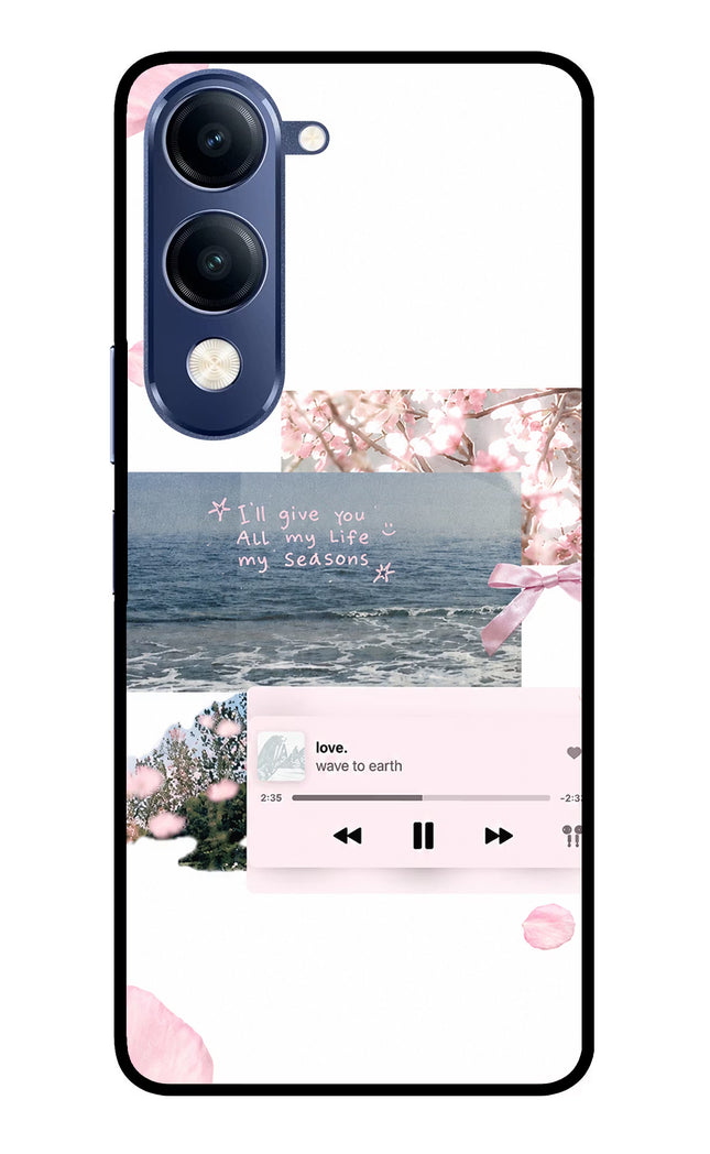 Wave to earth Vivo T4 Lite 5G Metal Case Back Cover by Casekaro