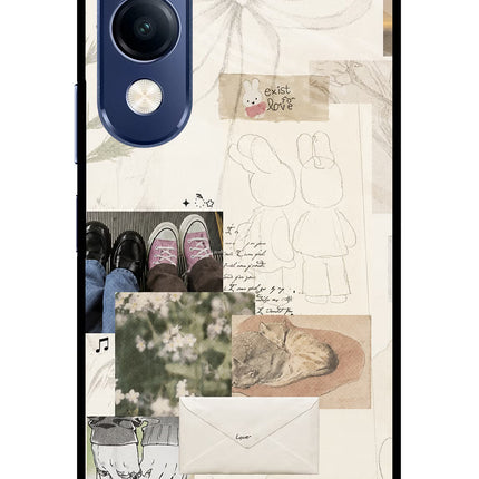 Soft Aesthetic Vivo T4 Lite 5G Metal Case Back Cover by Casekaro