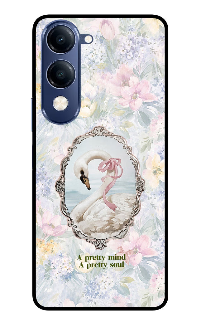 Pretty Mind Pretty Soul Vivo T4 Lite 5G Metal Case Back Cover by Casekaro