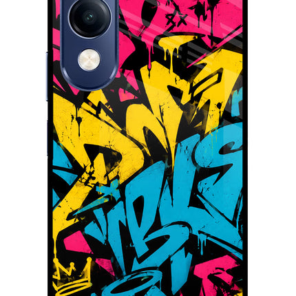 Graffiti Vibe Vivo T4 Lite 5G Metal Case Back Cover by Casekaro