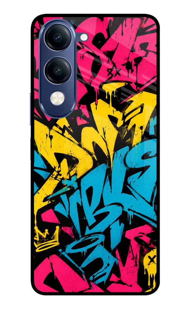 Graffiti Vibe Vivo T4 Lite 5G Metal Case Back Cover by Casekaro