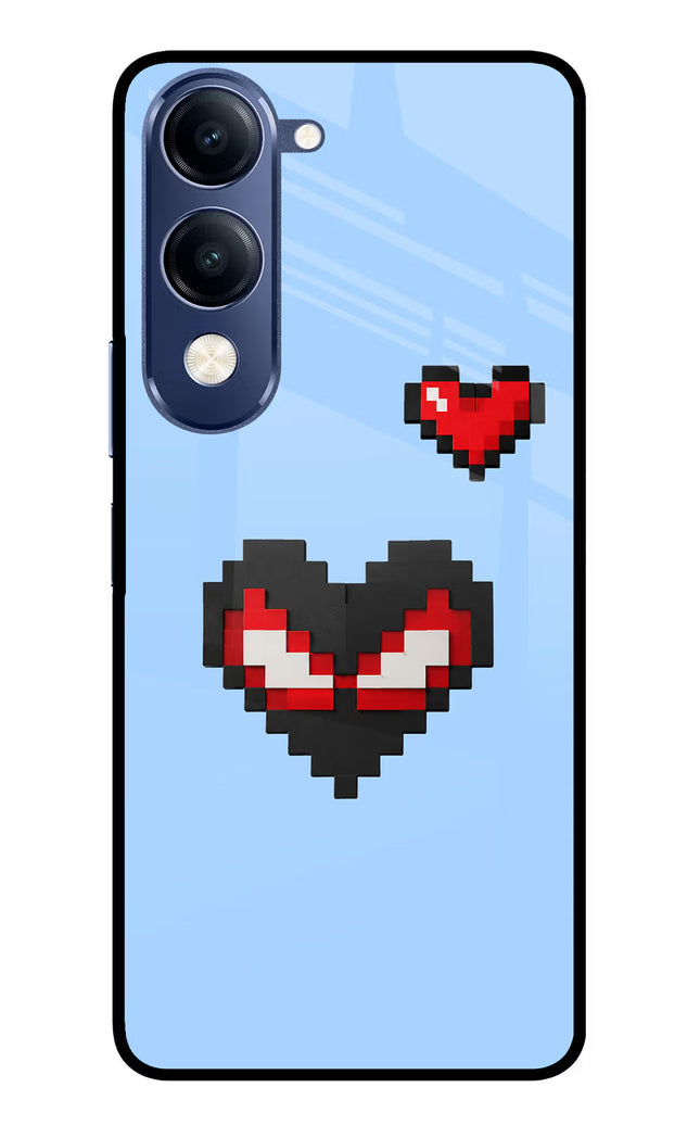 Peter Heart Vivo T4 Lite 5G Metal Case Back Cover by Casekaro