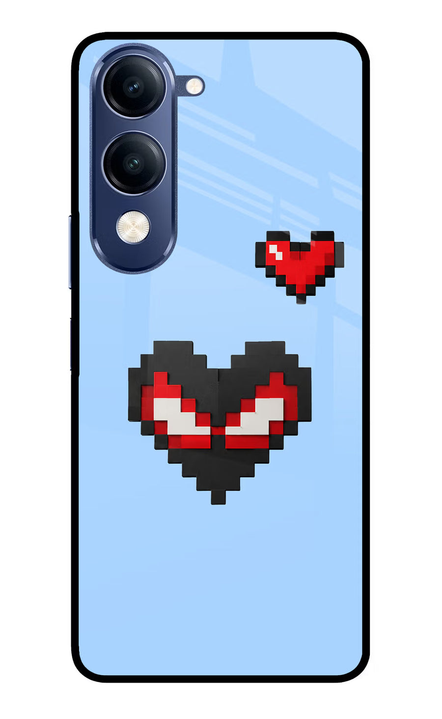Peter Heart Vivo T4 Lite 5G Back Cover, Metal case