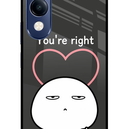 You're Right Vivo T4 Lite 5G Metal Case Back Cover by Casekaro
