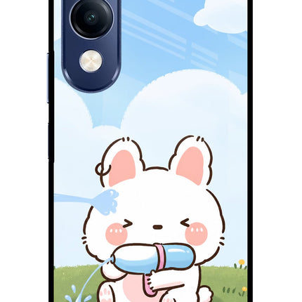 Bunny Treat Vivo T4 Lite 5G Metal Case Back Cover by Casekaro