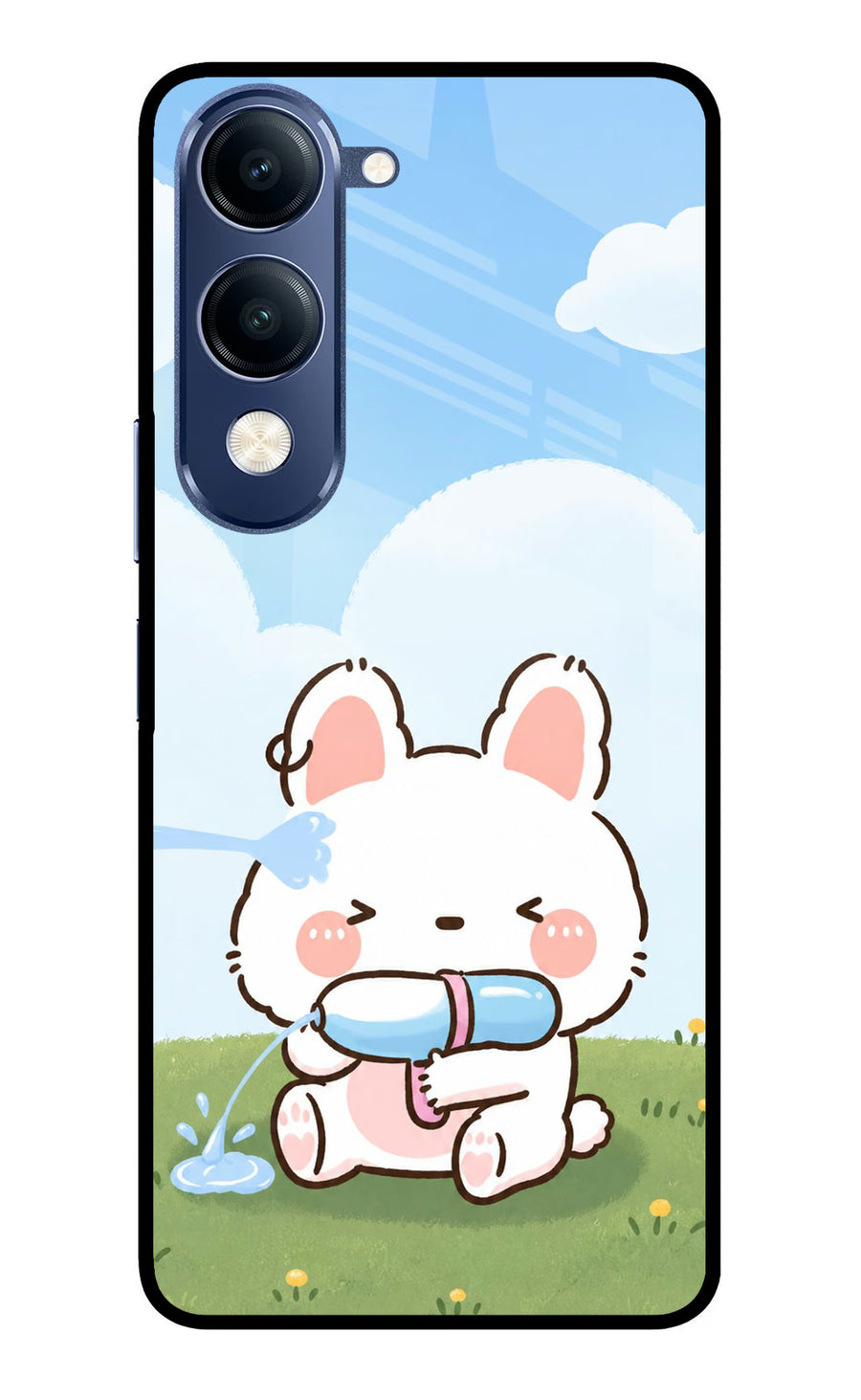 Bunny Treat Vivo T4 Lite 5G Back Cover, Metal case