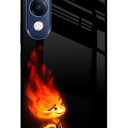 Ember Flame Vivo T4 Lite 5G Metal Case Back Cover by Casekaro