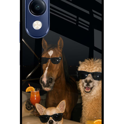 Party Squad Vivo T4 Lite 5G Metal Case Back Cover by Casekaro
