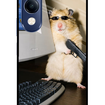 Hacker Hamster Vivo T4 Lite 5G Metal Case Back Cover by Casekaro